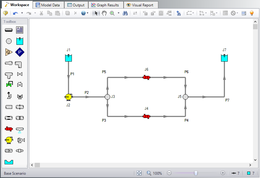 The Workspace for the Freon Delivery System example.